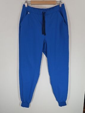 FIGS Tansen Jogger Scrub Pants Royal Blue Men's L 4-Way Stretch, 5-Pocket